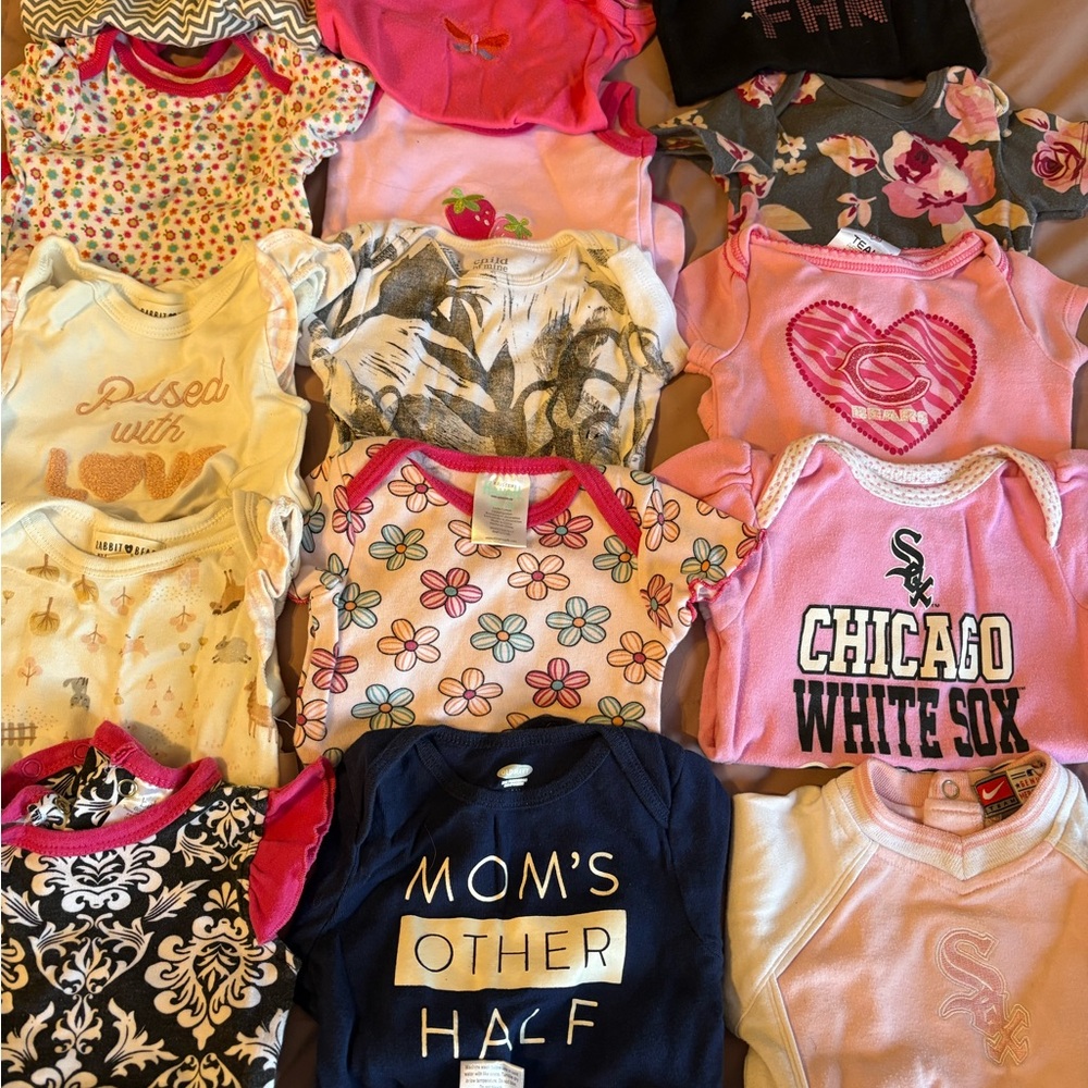 Assorted Baby Onesies Collection